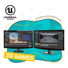 Unreal Engine 4. Игровой движок - КИБЕРшкола программирования для детей, компьютерные курсы для школьников, начинающих и подростков - KIBERone г. Ногинск