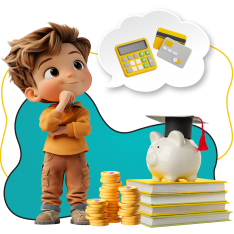 Финансовый интеллект вместе KIBERone - КИБЕРшкола программирования для детей, компьютерные курсы для школьников, начинающих и подростков - KIBERone г. Ногинск