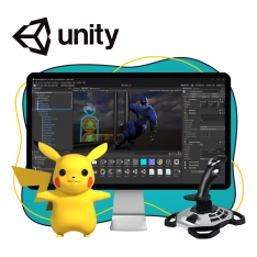 Мир игр на Unity 2D на популярном движке + AI-помощники - КИБЕРшкола программирования для детей, компьютерные курсы для школьников, начинающих и подростков - KIBERone г. Ногинск