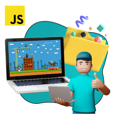 Программирование на JavaScript. Учимся создавать игры! - КИБЕРшкола программирования для детей, компьютерные курсы для школьников, начинающих и подростков - KIBERone г. Ногинск