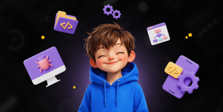 Идеальный сайт с нуля: код, дизайн и AI-помощник - КИБЕРшкола программирования для детей, компьютерные курсы для школьников, начинающих и подростков - KIBERone г. Ногинск