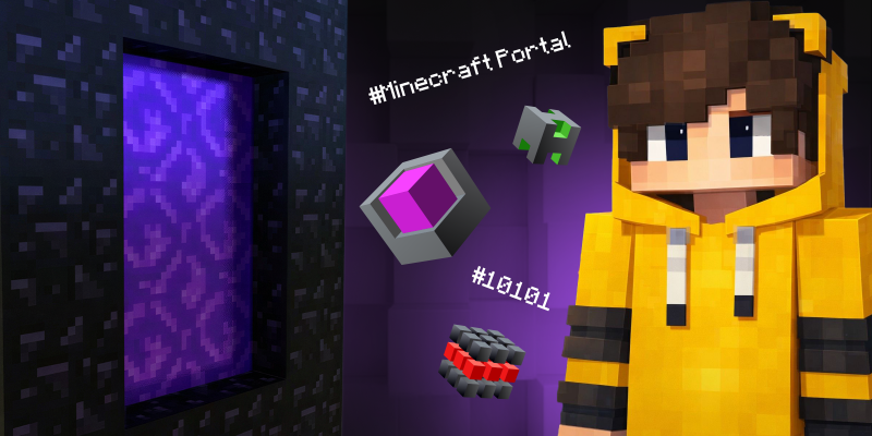 Архитекторы Реальности. Программируем Портал в Minecraft - КИБЕРшкола программирования для детей, компьютерные курсы для школьников, начинающих и подростков - KIBERone г. Ногинск